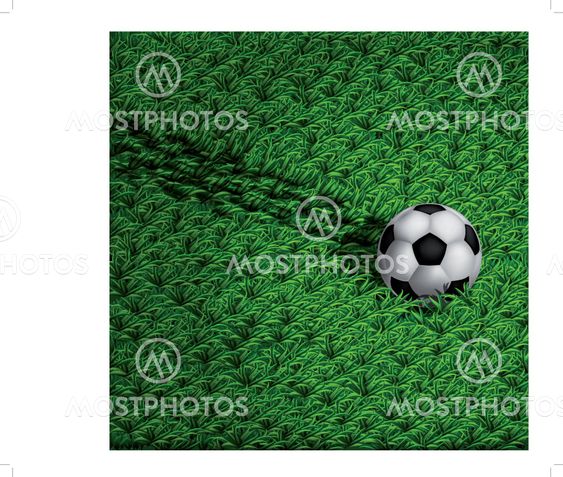 soccer ball rolling
