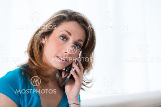 isolated portrait of a beautiful young women