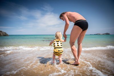 Summer  fun with Father