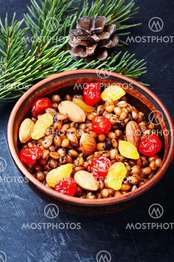 traditional christian Christmas dish, kutya