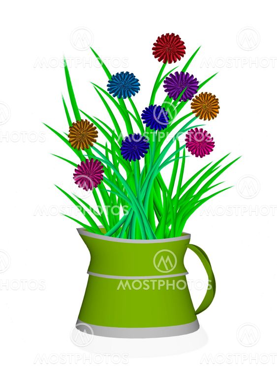 blommor i en vas