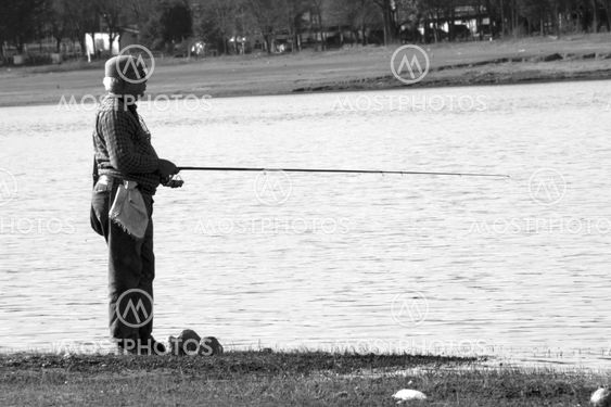 Man fishing