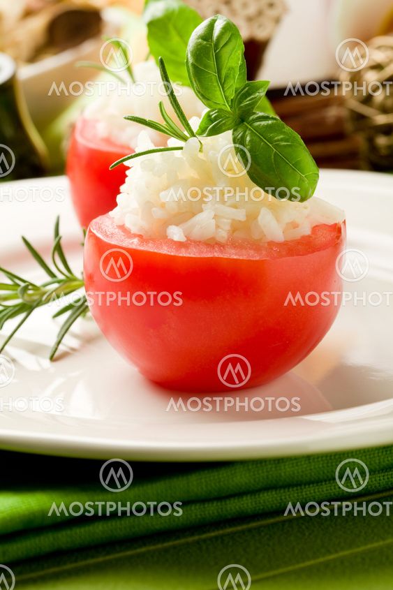 Stuffed Tomatoes with rice