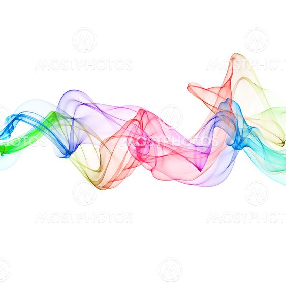 abstract ribbon waves