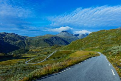 Norway road landscape
