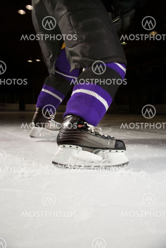 Ice hockey player.