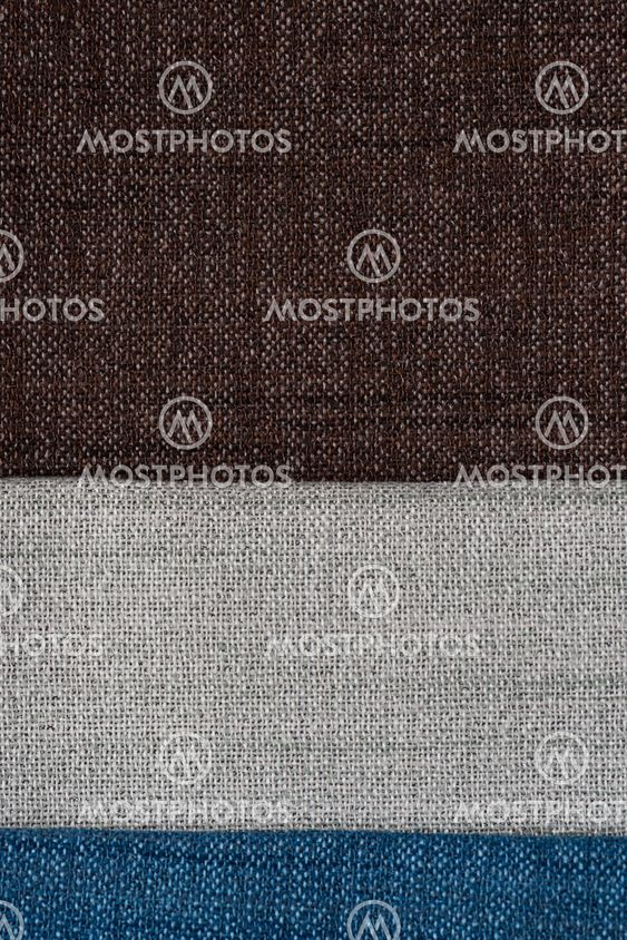 Multi color fabric texture samples
