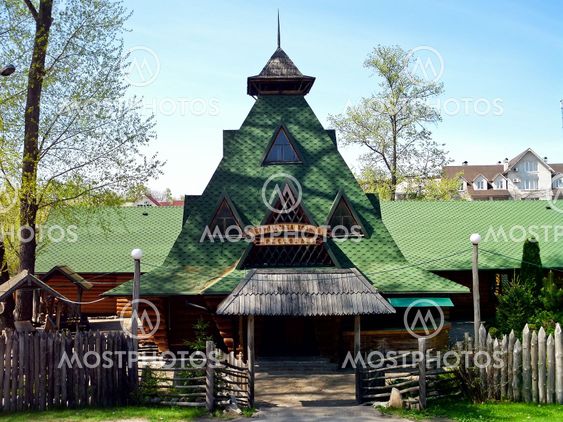 The house in the Carpathian style