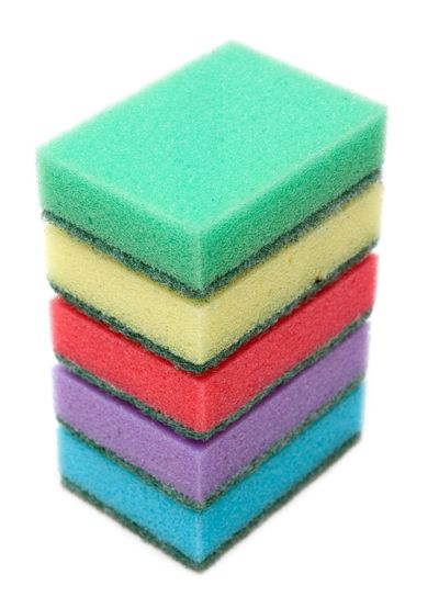 Colour sponges, tower