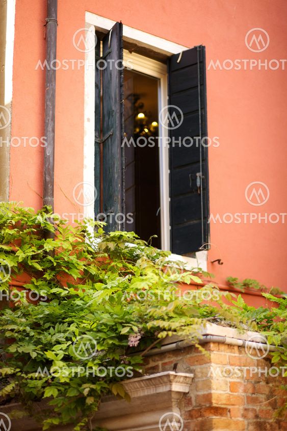 open window in italy