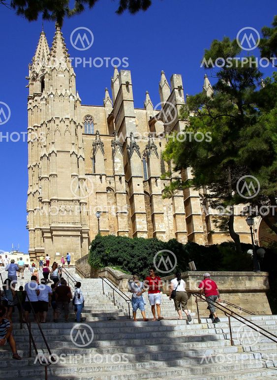 Cathedral La Seu in Palma Mallorca