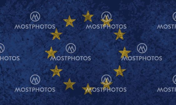 European Flag Grunge