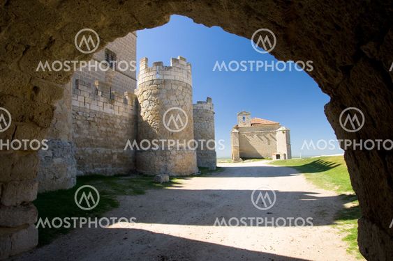 Castle of Ampudia, Palencia, Castilla y Leon (Spain)