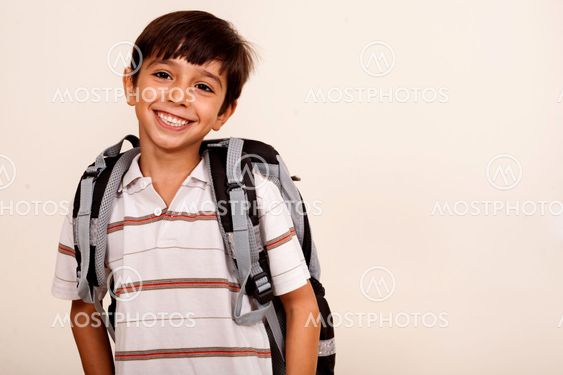 School boy, smiling portrait