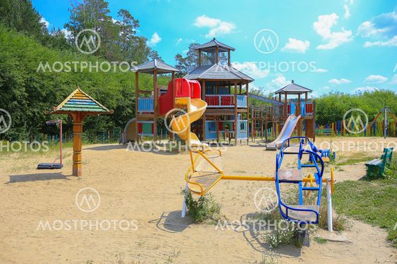 playground of kindergarten