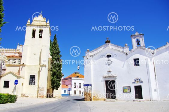 Square of Alvito village, Alentejo, Portugal