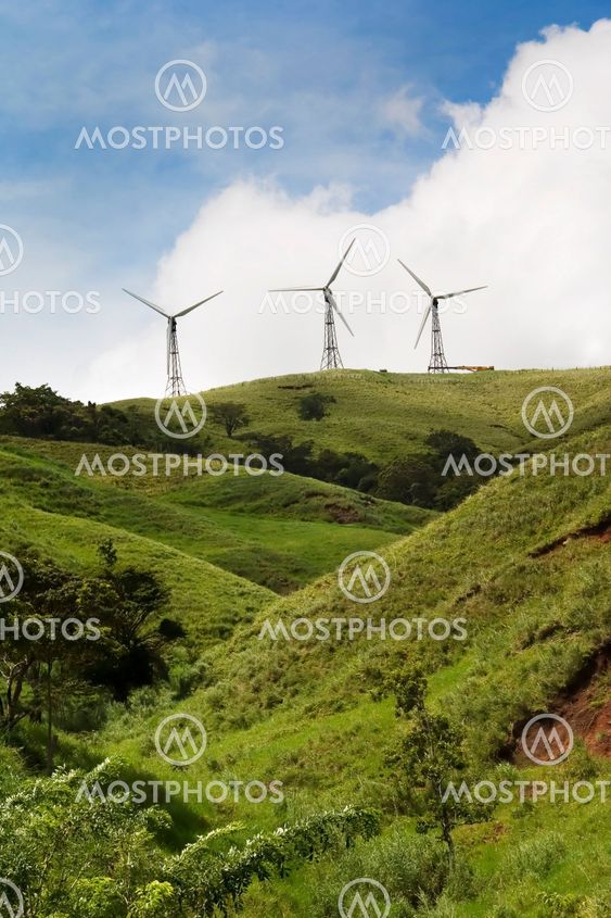 Wind Power Wide Shot