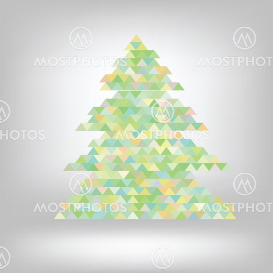 abstract green spruce