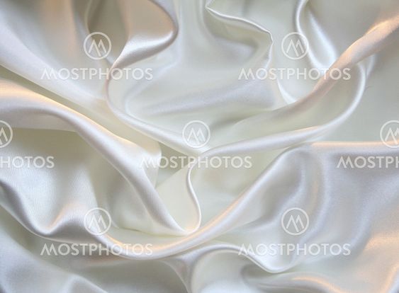 Smooth elegant white silk as background