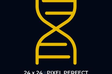 DNA helix dark color ui icon