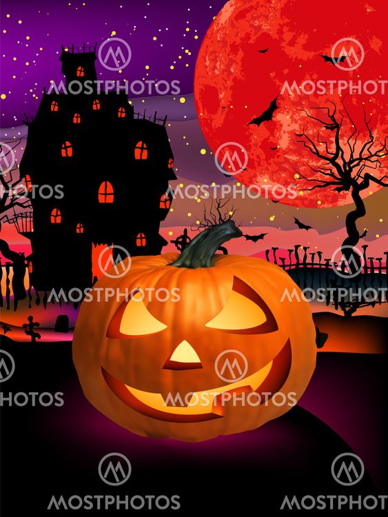 Hauskaa Halloween-Kurpitsa, Jack Oi lyhty. EPS 8