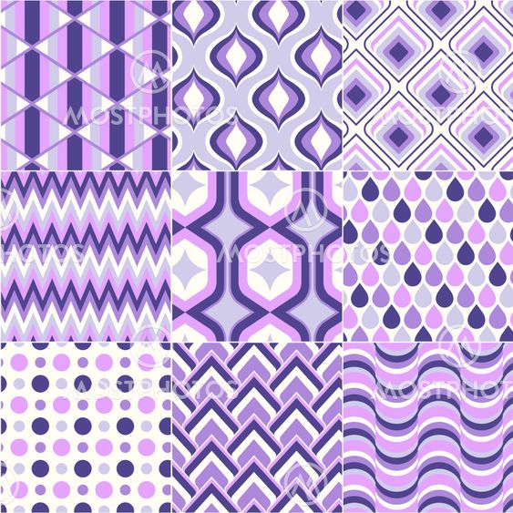 seamless retro pattern print