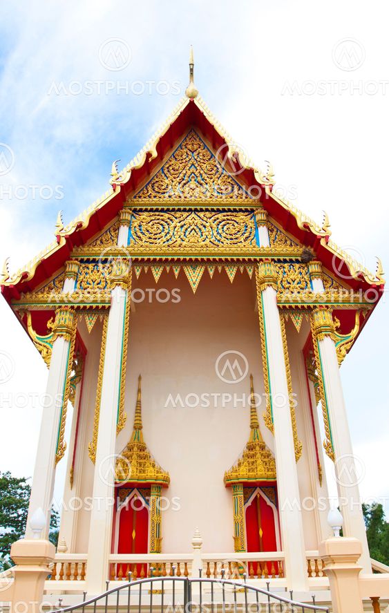 Beautifully buddhism temple in thailand