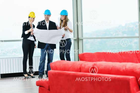 young architect team