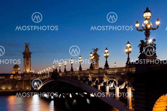 Alexander III bridge, Paris, France
