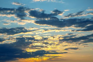 tranquil sky after sunset, displaying a smooth gradient...