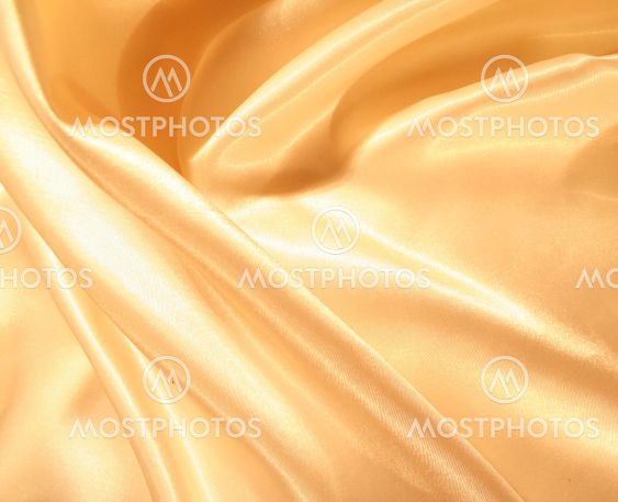 Smooth elegant gold satin as background