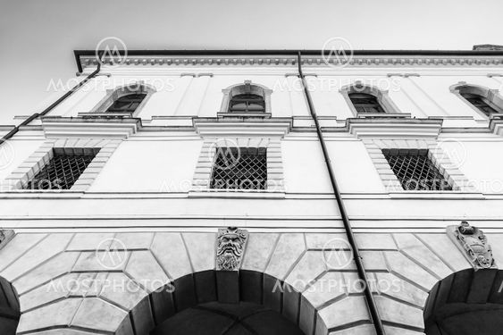 Facade of an Italian medieval building.