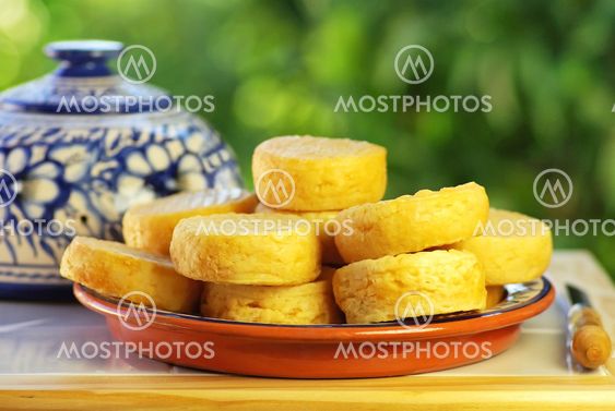 Portuguese cheese on plate,and knife.