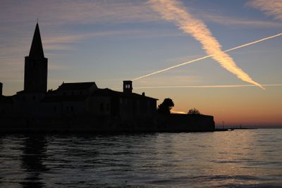Porec in afterglow, Croatia