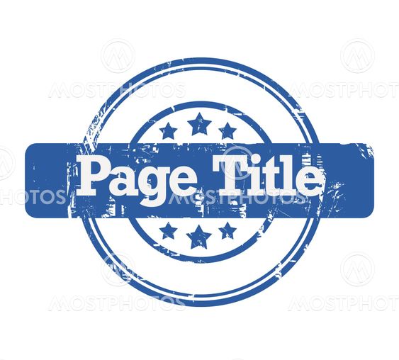 SEO Page Title