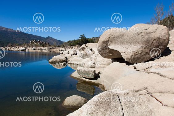 Reservoir of Burguillo, Avila, Castilla y Leon, Spain