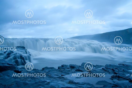Gulfoss waterfall in iceland