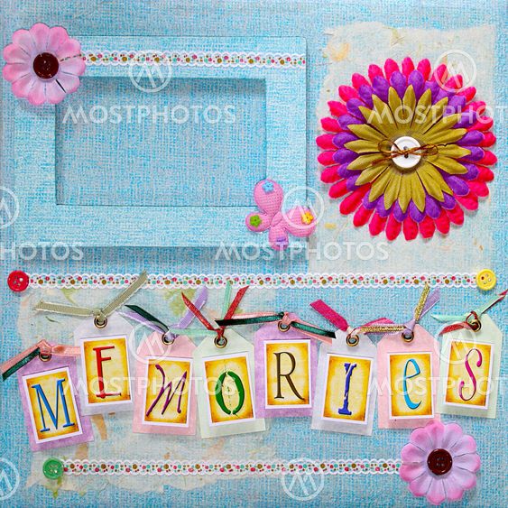 scrapbook album cover