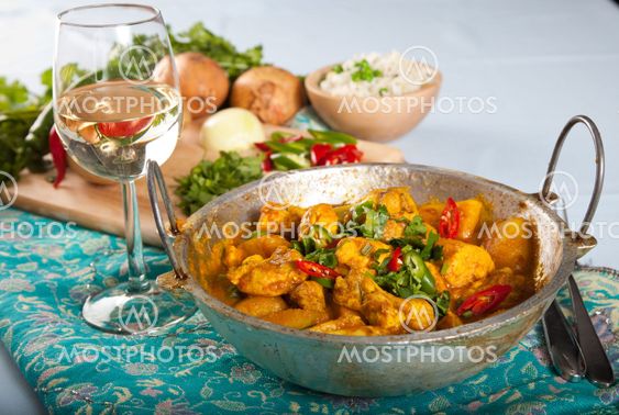 Indian chicken curry