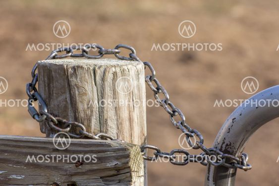 Chain Holding Gate Closed