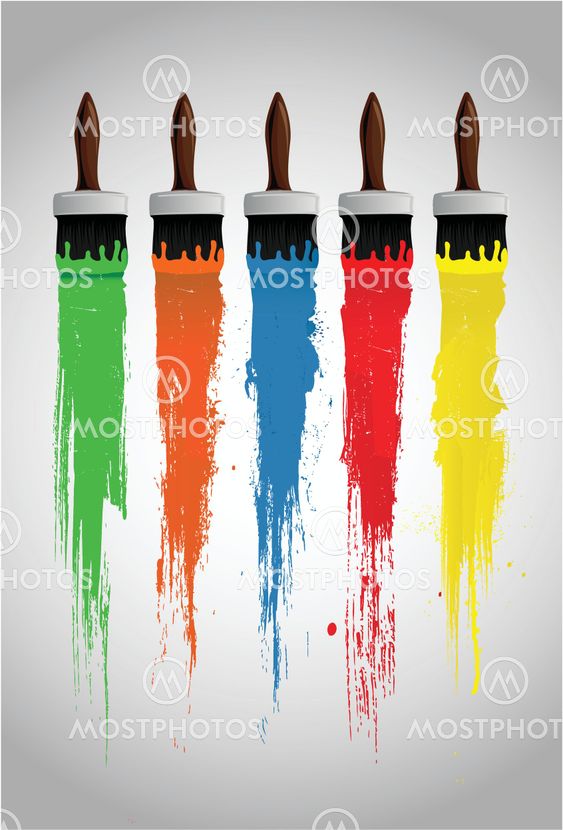 Paint brush and paint roller