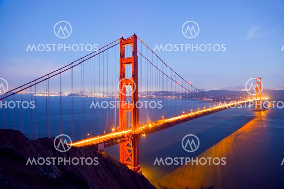 Golden Gate Bridge at Night