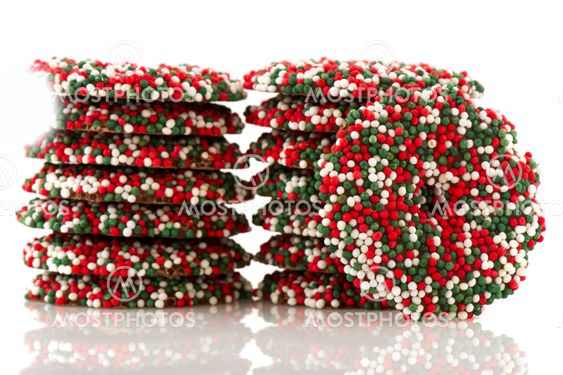 Chocolate Christmas wreaths