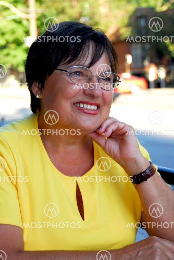 Ældre kvinde portait