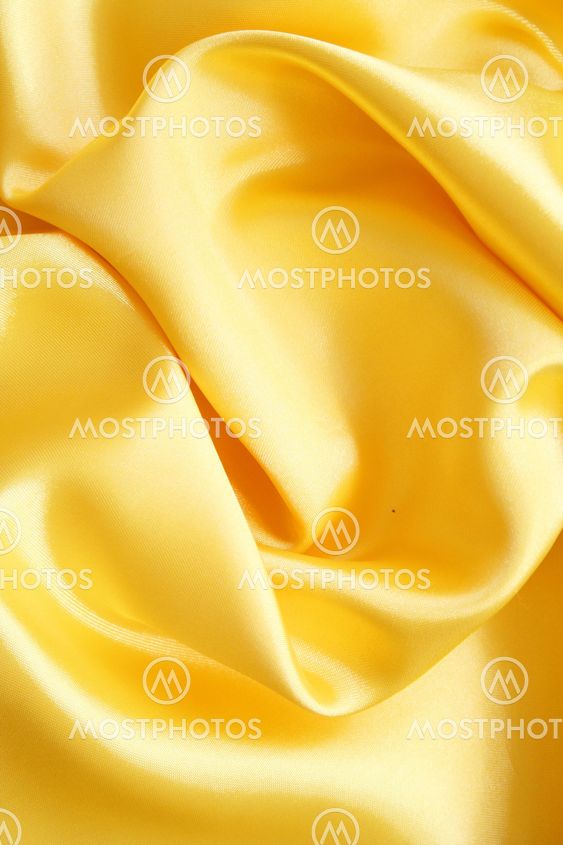 Smooth elegant golden silk
