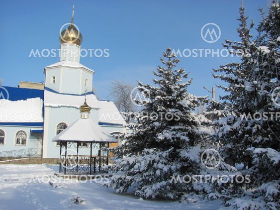 city in winter