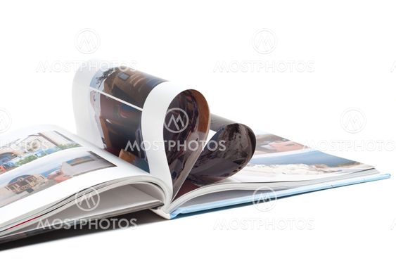 Heart in book
