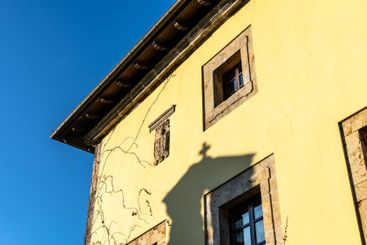 Yellow Building in Sunlight