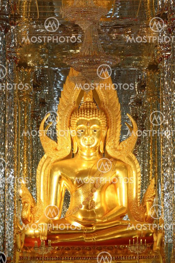 Golden Buddhas.