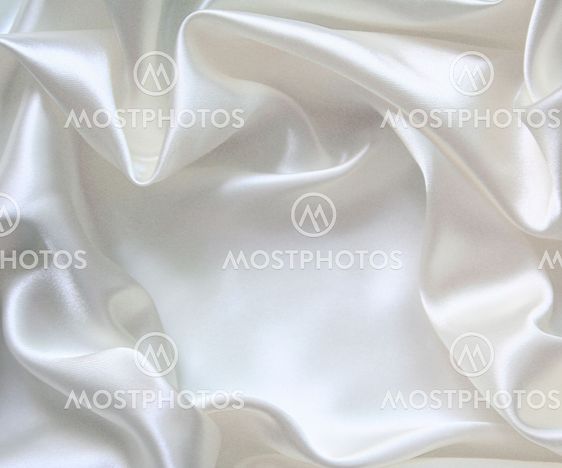 Smooth elegant white silk can use as wedding background